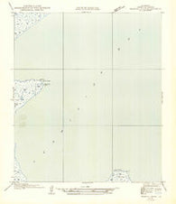 Redfish Point NE Louisiana Historical topographic map, 1:31680 scale, 7.5 X 7.5 Minute, Year 1954