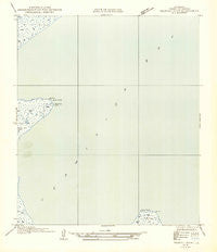 Redfish Point NE Louisiana Historical topographic map, 1:31680 scale, 7.5 X 7.5 Minute, Year 1954