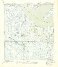 Redfish Point NW Louisiana Historical topographic map, 1:31680 scale, 7.5 X 7.5 Minute, Year 1954