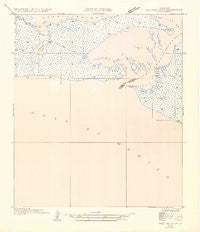Redfish Point SE Louisiana Historical topographic map, 1:31680 scale, 7.5 X 7.5 Minute, Year 1954