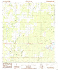 Redhead Branch Louisiana Historical topographic map, 1:24000 scale, 7.5 X 7.5 Minute, Year 1986