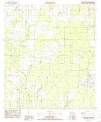 Redhead Branch Louisiana Historical topographic map, 1:24000 scale, 7.5 X 7.5 Minute, Year 1986
