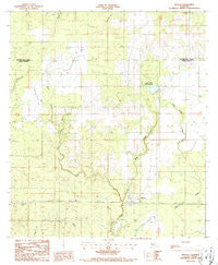 Reeves Louisiana Historical topographic map, 1:24000 scale, 7.5 X 7.5 Minute, Year 1986