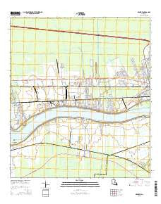 Reserve Louisiana Current topographic map, 1:24000 scale, 7.5 X 7.5 Minute, Year 2015