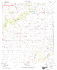 Richard Louisiana Historical topographic map, 1:24000 scale, 7.5 X 7.5 Minute, Year 1983