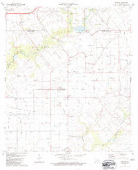 Richard Louisiana Historical topographic map, 1:24000 scale, 7.5 X 7.5 Minute, Year 1983