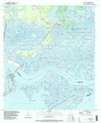 Rigolets Louisiana Historical topographic map, 1:24000 scale, 7.5 X 7.5 Minute, Year 1993