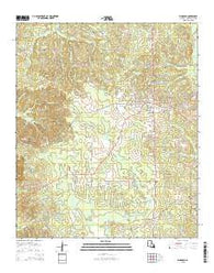 Ringgold Louisiana Current topographic map, 1:24000 scale, 7.5 X 7.5 Minute, Year 2015