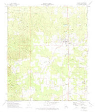 Ringgold Louisiana Historical topographic map, 1:24000 scale, 7.5 X 7.5 Minute, Year 1972