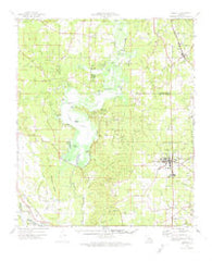 Ringgold Louisiana Historical topographic map, 1:62500 scale, 15 X 15 Minute, Year 1972