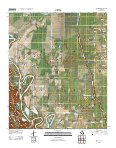 Riverton Louisiana Historical topographic map, 1:24000 scale, 7.5 X 7.5 Minute, Year 2012