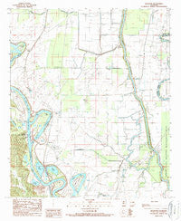 Riverton Louisiana Historical topographic map, 1:24000 scale, 7.5 X 7.5 Minute, Year 1989