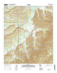Robeline Louisiana Current topographic map, 1:24000 scale, 7.5 X 7.5 Minute, Year 2015