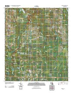 Robert Louisiana Historical topographic map, 1:24000 scale, 7.5 X 7.5 Minute, Year 2012
