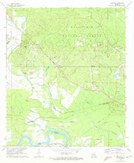 Rock Hill Louisiana Historical topographic map, 1:24000 scale, 7.5 X 7.5 Minute, Year 1972