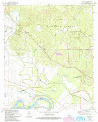 Rock Hill Louisiana Historical topographic map, 1:24000 scale, 7.5 X 7.5 Minute, Year 1972