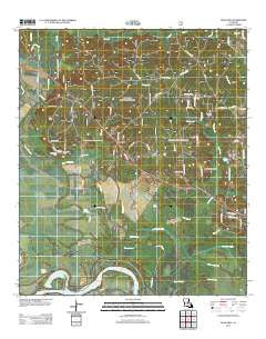 Rock Hill Louisiana Historical topographic map, 1:24000 scale, 7.5 X 7.5 Minute, Year 2012