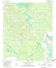 Rocky Branch Louisiana Historical topographic map, 1:24000 scale, 7.5 X 7.5 Minute, Year 1982