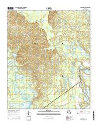 Rocky Branch Louisiana Current topographic map, 1:24000 scale, 7.5 X 7.5 Minute, Year 2015