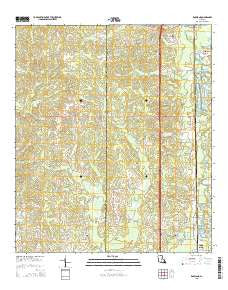 Roseland Louisiana Current topographic map, 1:24000 scale, 7.5 X 7.5 Minute, Year 2015