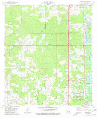Roseland Louisiana Historical topographic map, 1:24000 scale, 7.5 X 7.5 Minute, Year 1981