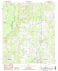 Rosepine Louisiana Historical topographic map, 1:24000 scale, 7.5 X 7.5 Minute, Year 1986