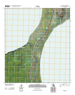 Ruddock Louisiana Historical topographic map, 1:24000 scale, 7.5 X 7.5 Minute, Year 2012