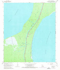 Ruddock Louisiana Historical topographic map, 1:24000 scale, 7.5 X 7.5 Minute, Year 1967