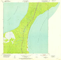 Ruddock Louisiana Historical topographic map, 1:24000 scale, 7.5 X 7.5 Minute, Year 1952