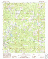 Ruston East Louisiana Historical topographic map, 1:24000 scale, 7.5 X 7.5 Minute, Year 1985