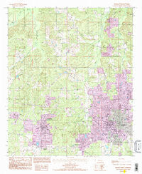 Ruston West Louisiana Historical topographic map, 1:24000 scale, 7.5 X 7.5 Minute, Year 1994