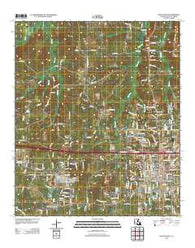 Ruston West Louisiana Historical topographic map, 1:24000 scale, 7.5 X 7.5 Minute, Year 2012