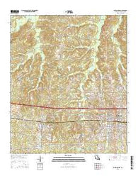 Ruston West Louisiana Current topographic map, 1:24000 scale, 7.5 X 7.5 Minute, Year 2015