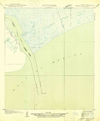 Sabine Pass NE Texas Historical topographic map, 1:31680 scale, 7.5 X 7.5 Minute, Year 1946