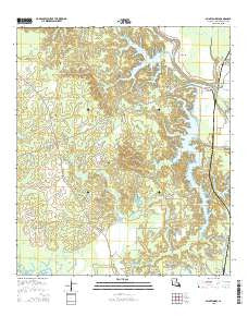 Saint Landry Louisiana Current topographic map, 1:24000 scale, 7.5 X 7.5 Minute, Year 2015