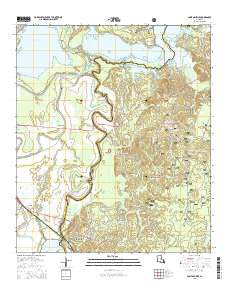 Saint Maurice Louisiana Current topographic map, 1:24000 scale, 7.5 X 7.5 Minute, Year 2015
