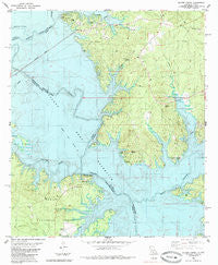 Salter Creek Louisiana Historical topographic map, 1:24000 scale, 7.5 X 7.5 Minute, Year 1985
