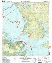 Salter Creek Louisiana Historical topographic map, 1:24000 scale, 7.5 X 7.5 Minute, Year 2003