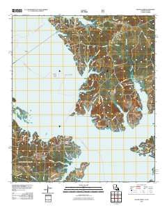Salter Creek Louisiana Historical topographic map, 1:24000 scale, 7.5 X 7.5 Minute, Year 2010