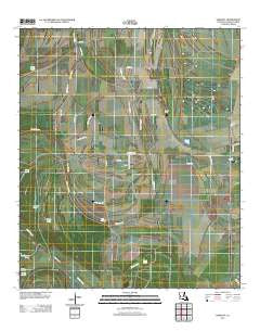 Saranac Louisiana Historical topographic map, 1:24000 scale, 7.5 X 7.5 Minute, Year 2012