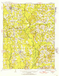 Sarepta Louisiana Historical topographic map, 1:62500 scale, 15 X 15 Minute, Year 1922