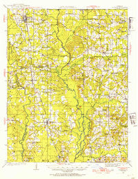 Sarepta Louisiana Historical topographic map, 1:62500 scale, 15 X 15 Minute, Year 1922