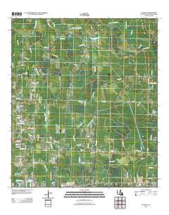 Satsuma Louisiana Historical topographic map, 1:24000 scale, 7.5 X 7.5 Minute, Year 2012