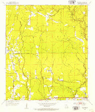 Satsuma Louisiana Historical topographic map, 1:24000 scale, 7.5 X 7.5 Minute, Year 1953