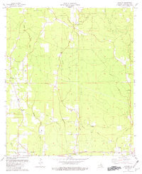 Satsuma Louisiana Historical topographic map, 1:24000 scale, 7.5 X 7.5 Minute, Year 1980