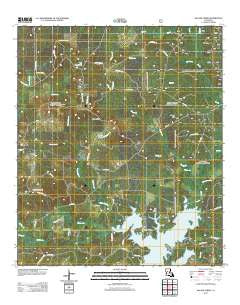 Savage Creek Louisiana Historical topographic map, 1:24000 scale, 7.5 X 7.5 Minute, Year 2012