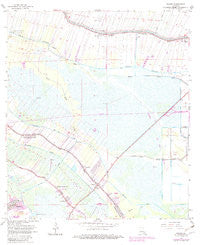 Savoie Louisiana Historical topographic map, 1:24000 scale, 7.5 X 7.5 Minute, Year 1963