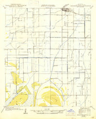 Schooner Bayou NE Louisiana Historical topographic map, 1:31680 scale, 7.5 X 7.5 Minute, Year 1946