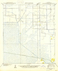 Schooner Bayou NW Louisiana Historical topographic map, 1:31680 scale, 7.5 X 7.5 Minute, Year 1946