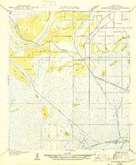 Schooner Bayou SE Louisiana Historical topographic map, 1:31680 scale, 7.5 X 7.5 Minute, Year 1946